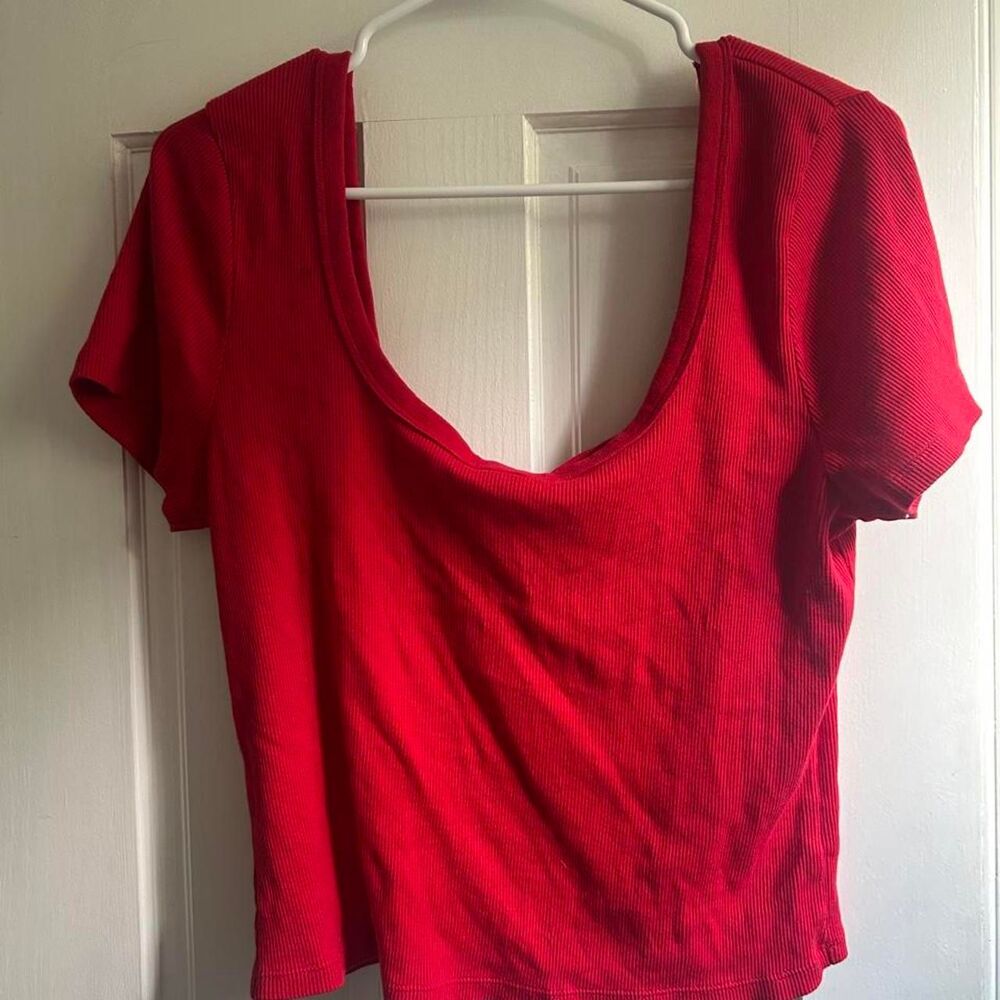 Universal-thread Women's Red Crop-top
